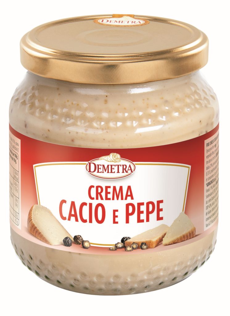 CREMA CACIO E PEPE | CT: 6CF X 550g | DEMETRA