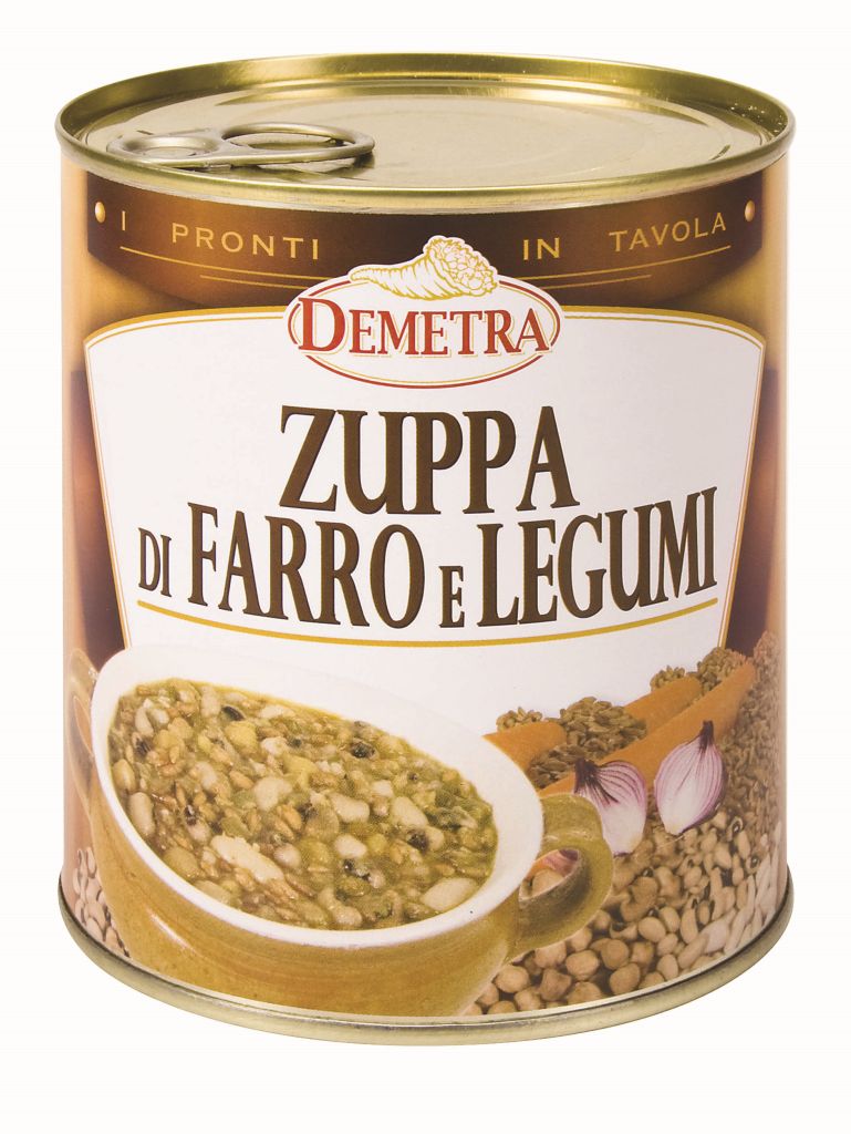 ZUPPA FARRO LEGUMI | 6CF X 920g | DEMETRA