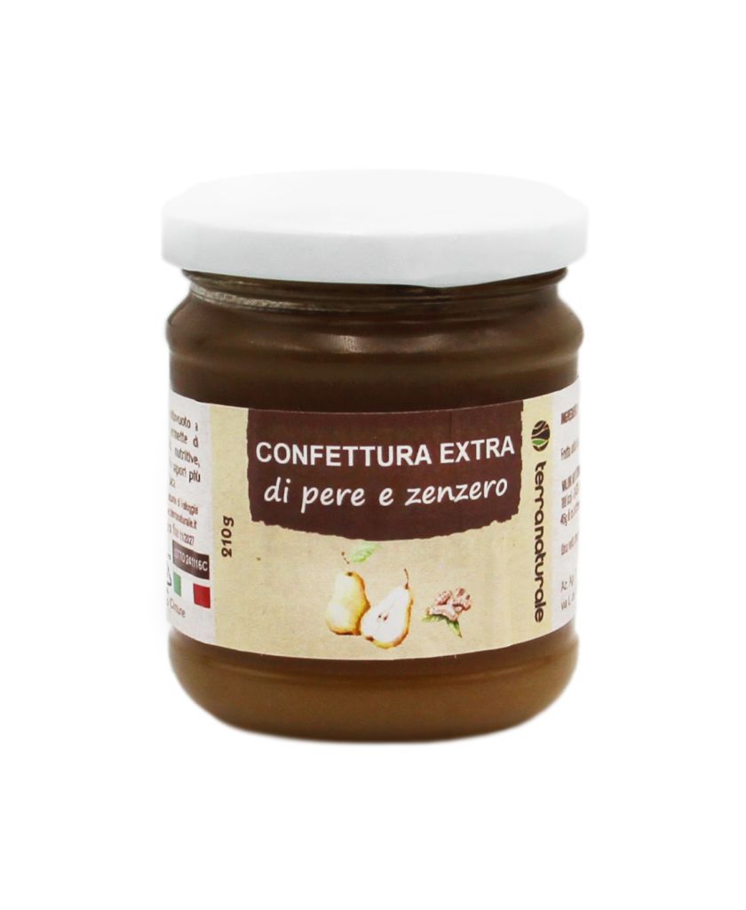 COMPOSTA DI PERE E ZENZERO 210g TERRANATURALE | 6CF X 210g | TERRANATURALE