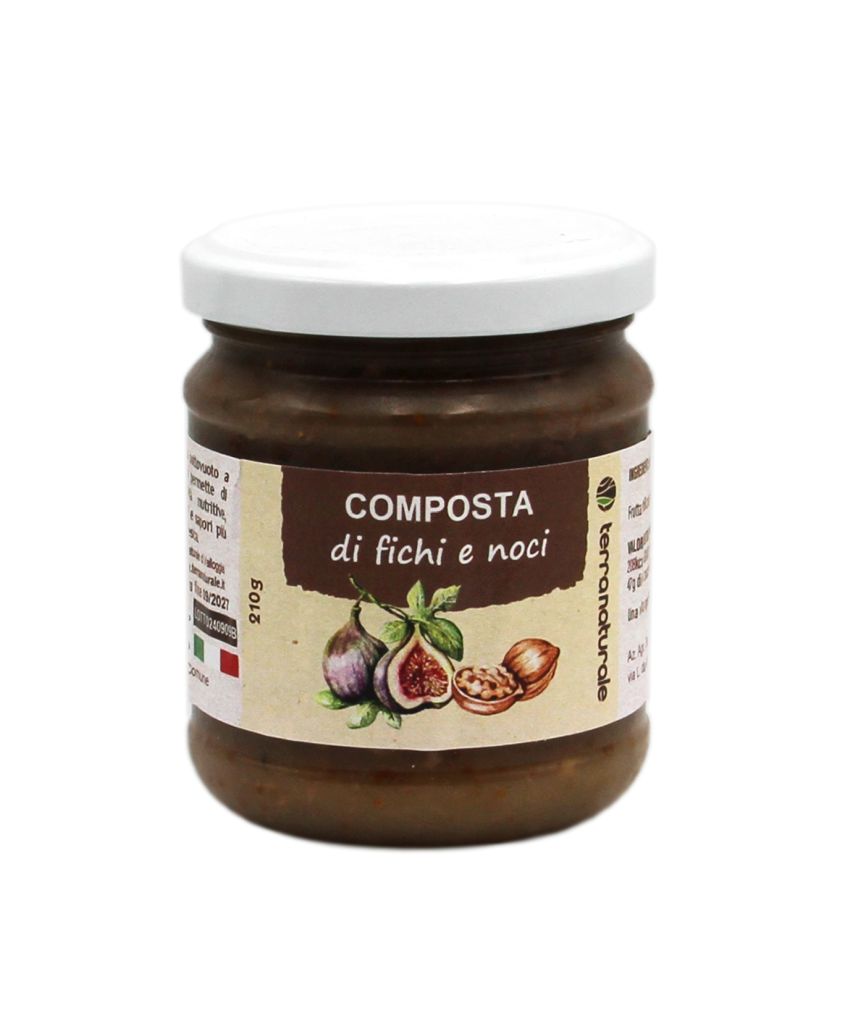 COMPOSTA DI FICHI E NOCI | 6CF X 210g | TERRANATURALE