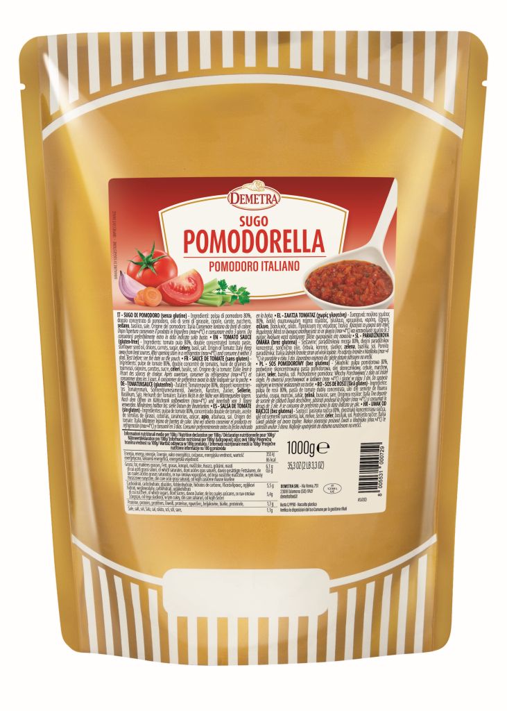 SUGO POMODORELLA BUSTA | CT: 6CF X 1kg | DEMETRA