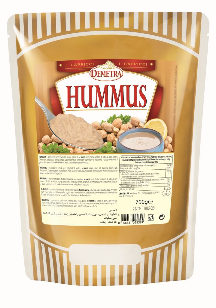 HUMMUS (CREMA DI CECI) | 6CF X 700g | DEMETRA