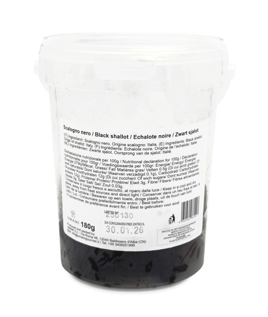 SCALOGNO NERO SECCHIO | CT: 16CF X 180g | UMAMI