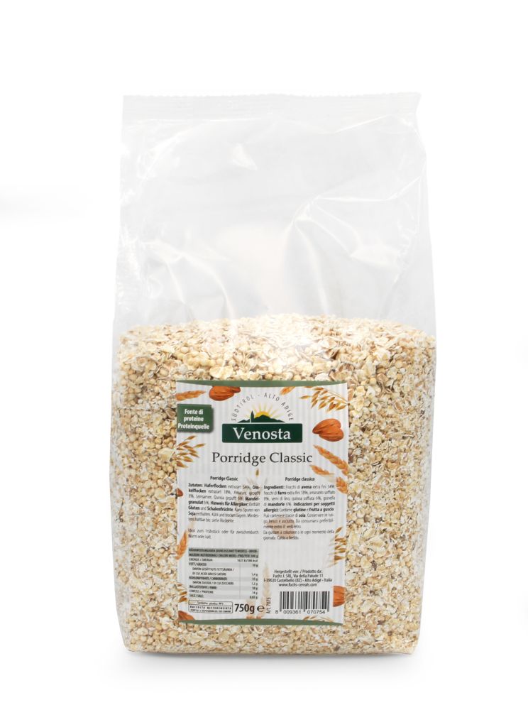 PORRIDGE CLASSICO | CT: 8CF X 750g | FUCHS