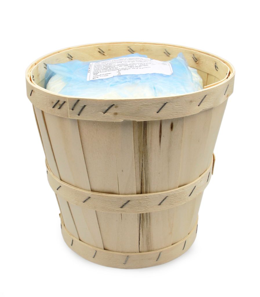 BURRO DI ZANGOLA IN SECCHIO DI LEGNO