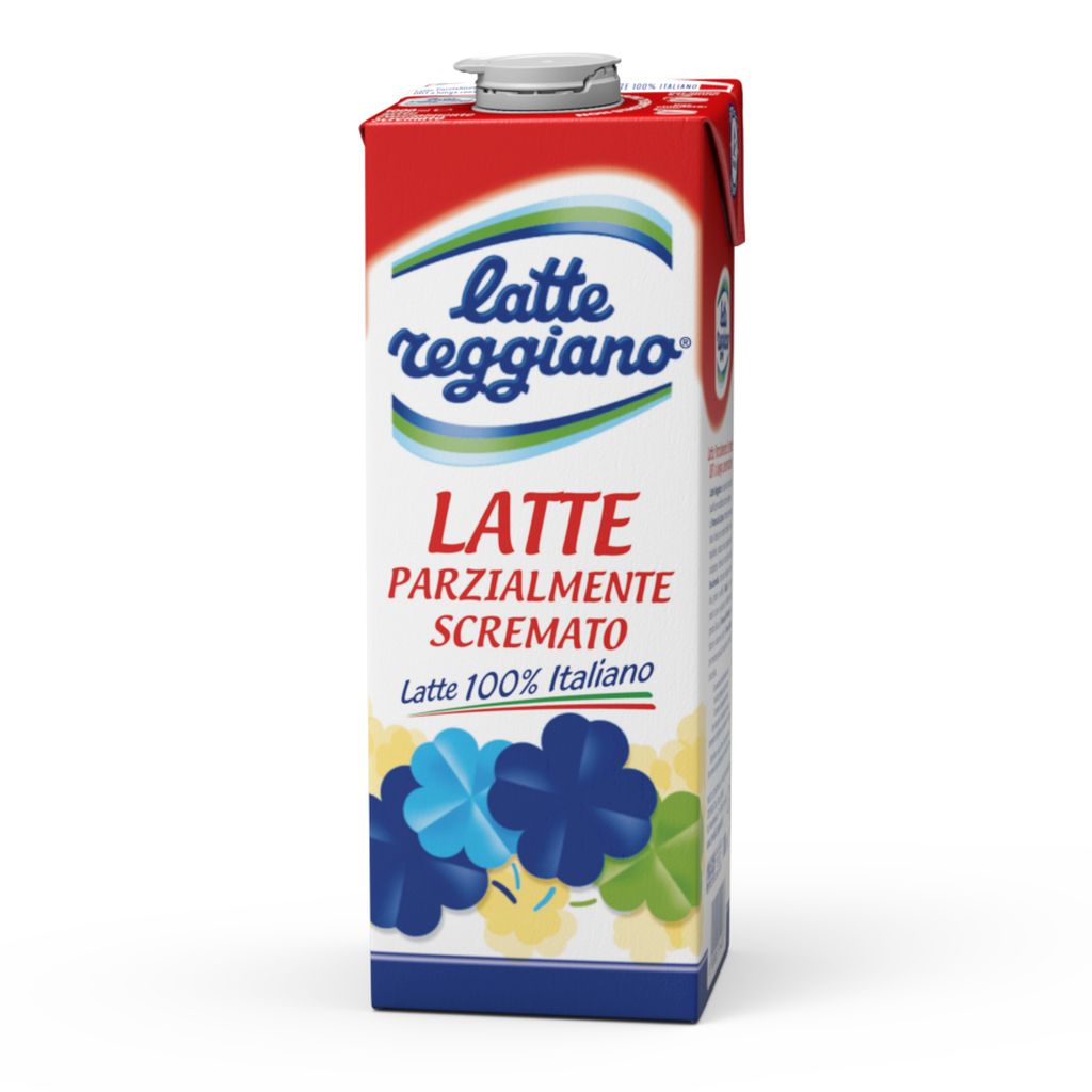 LATTE UHT PARZIALMENTE SCREMATO REGGIANO ITALIA C/T