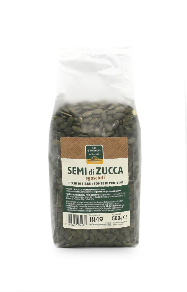 SEMI ZUCCA | CT: 12CF X 500g | BF - LE STAGIONI IN TAVOLA