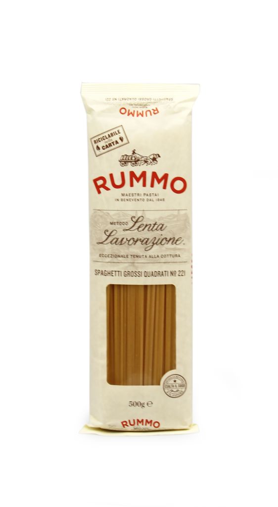 SPAGHETTI GROSSI QUADRATI 221 | CT: 24CF X 500g | RUMMO