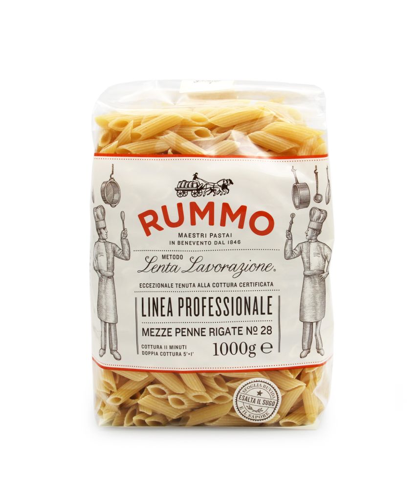 MEZZE PENNE RIGATE 28 | 12CF X 1kg | RUMMO