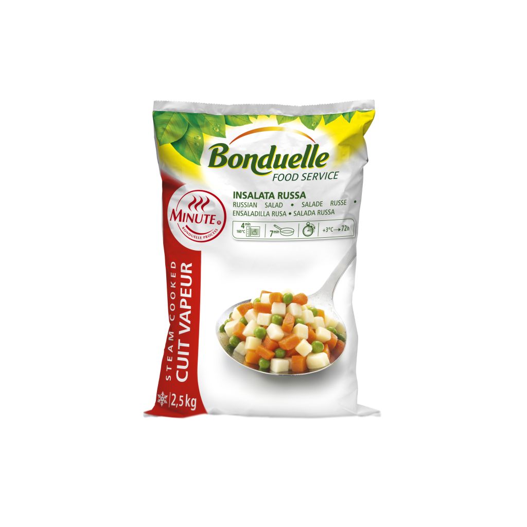 INSALATA RUSSA MINUTE | 4CF X 2,5kg | BONDUELLE