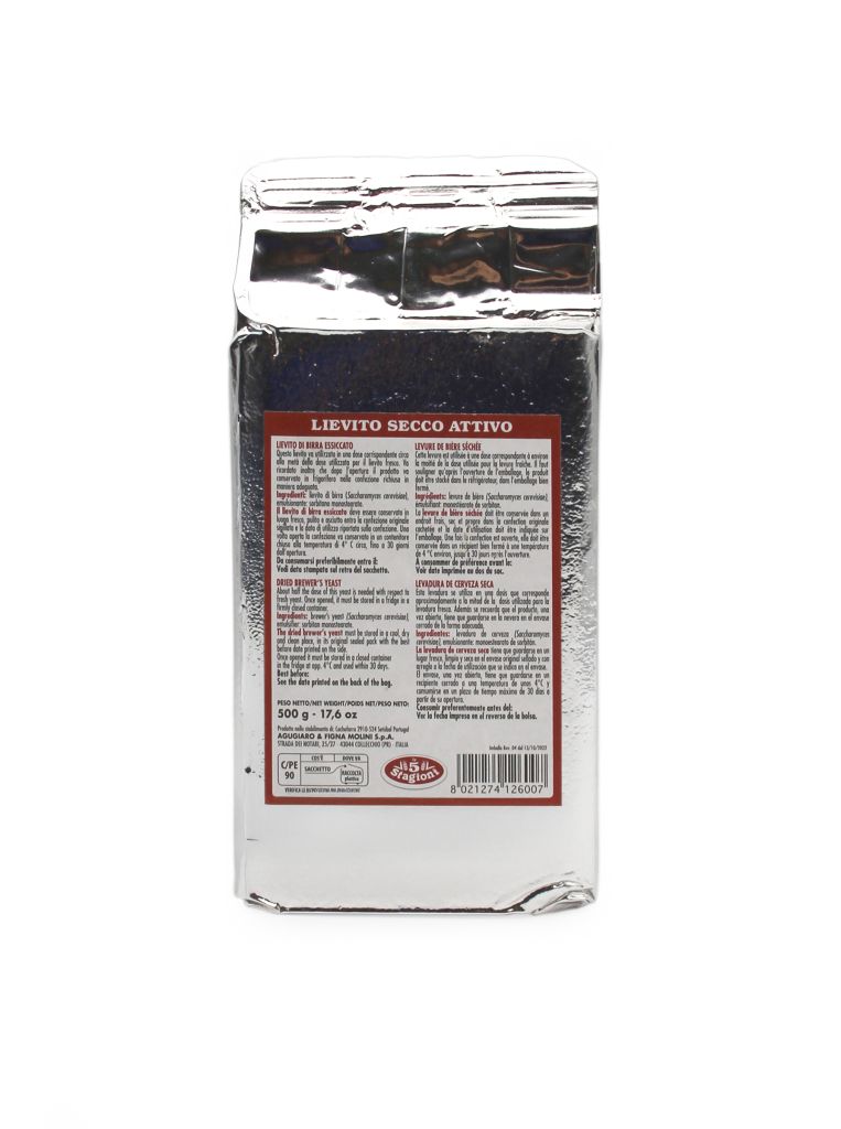 LIEVITO BIRRA ISTANTANTANEO 5 STAGIONI | 20CF X 500g | 5 STAGIONI