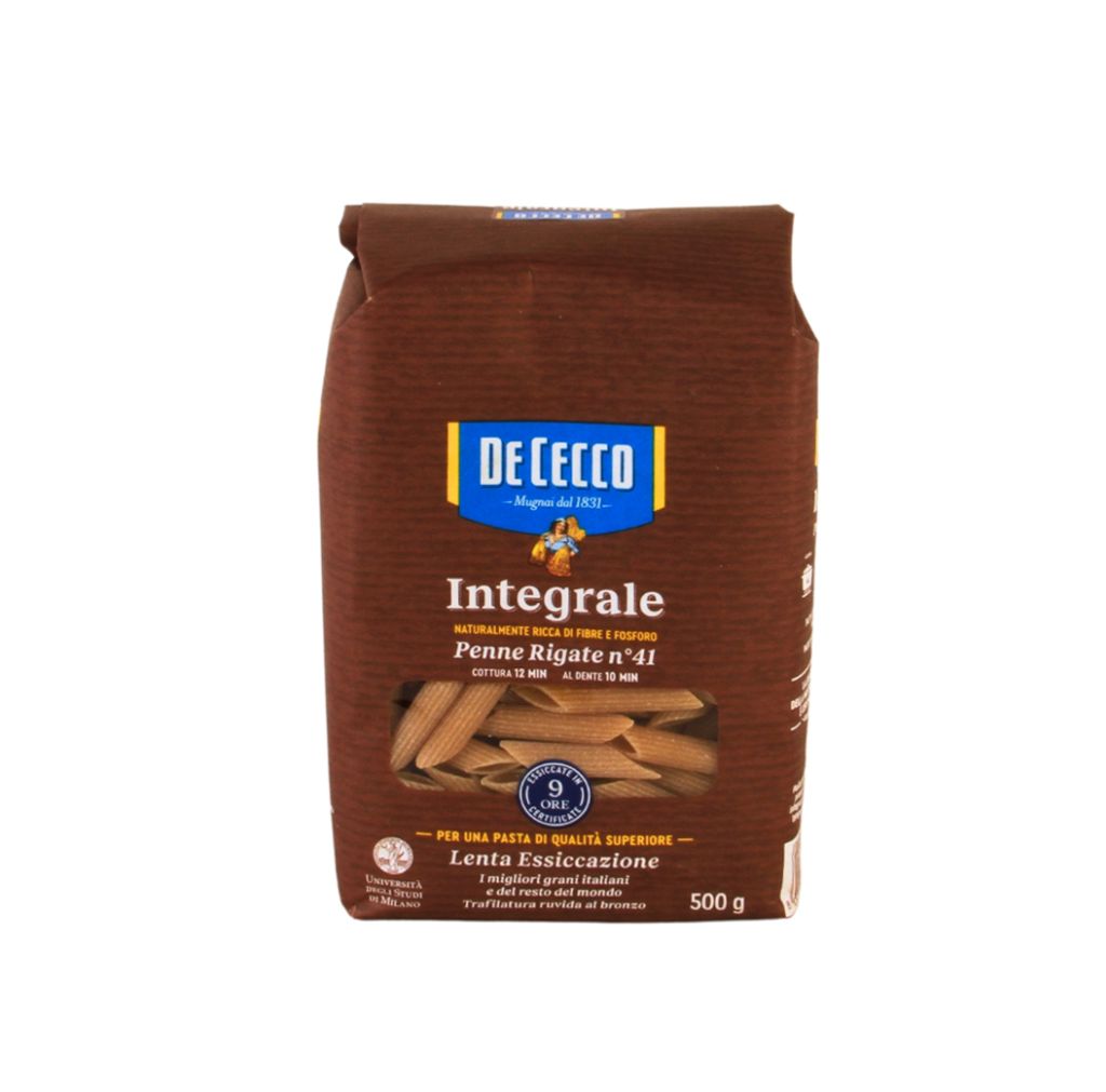 PENNE RIGATE INTEGRALI | CT: 16CF X 500g | DE CECCO