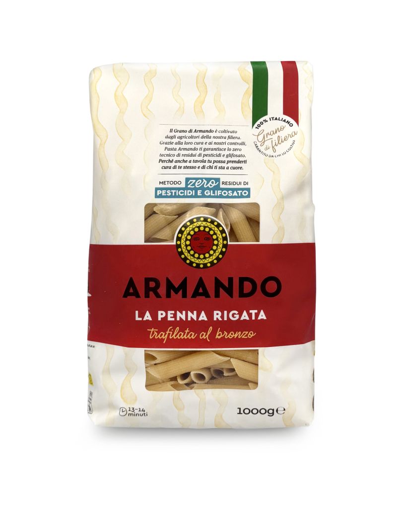 PENNE RIGATE GRANO ITALIA | CT: 8CF X 1kg | GRANO ARMANDO
