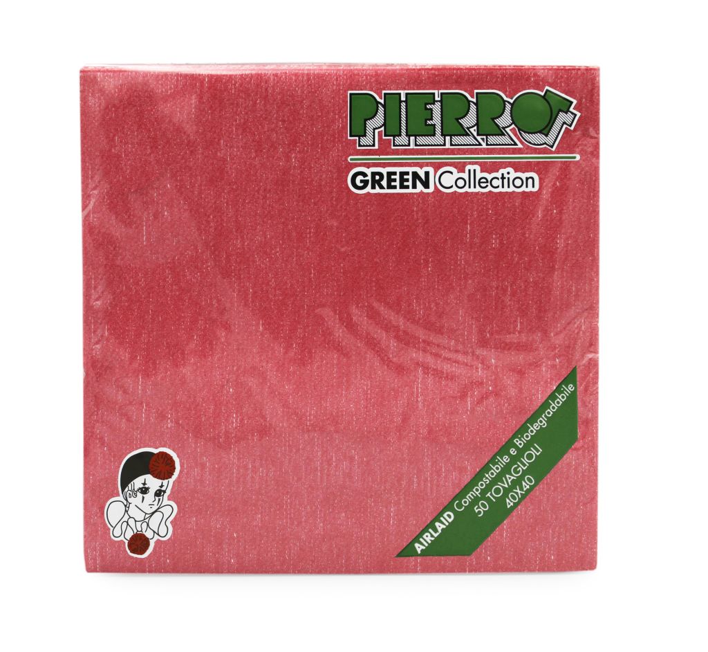 TOVAGLIOLO AIRLAID 40X40cm DENIM BORDEAUX