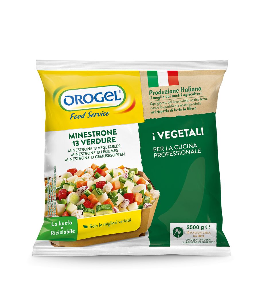 MINESTRONE 13 VERDURE | 4CF X 2,5kg | OROGEL