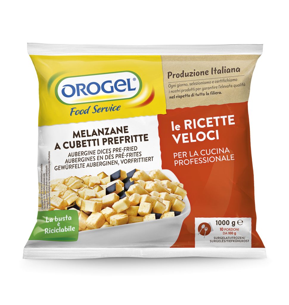MELANZANE A CUBETTI PREFRITTE | 4CF X 1kg | OROGEL