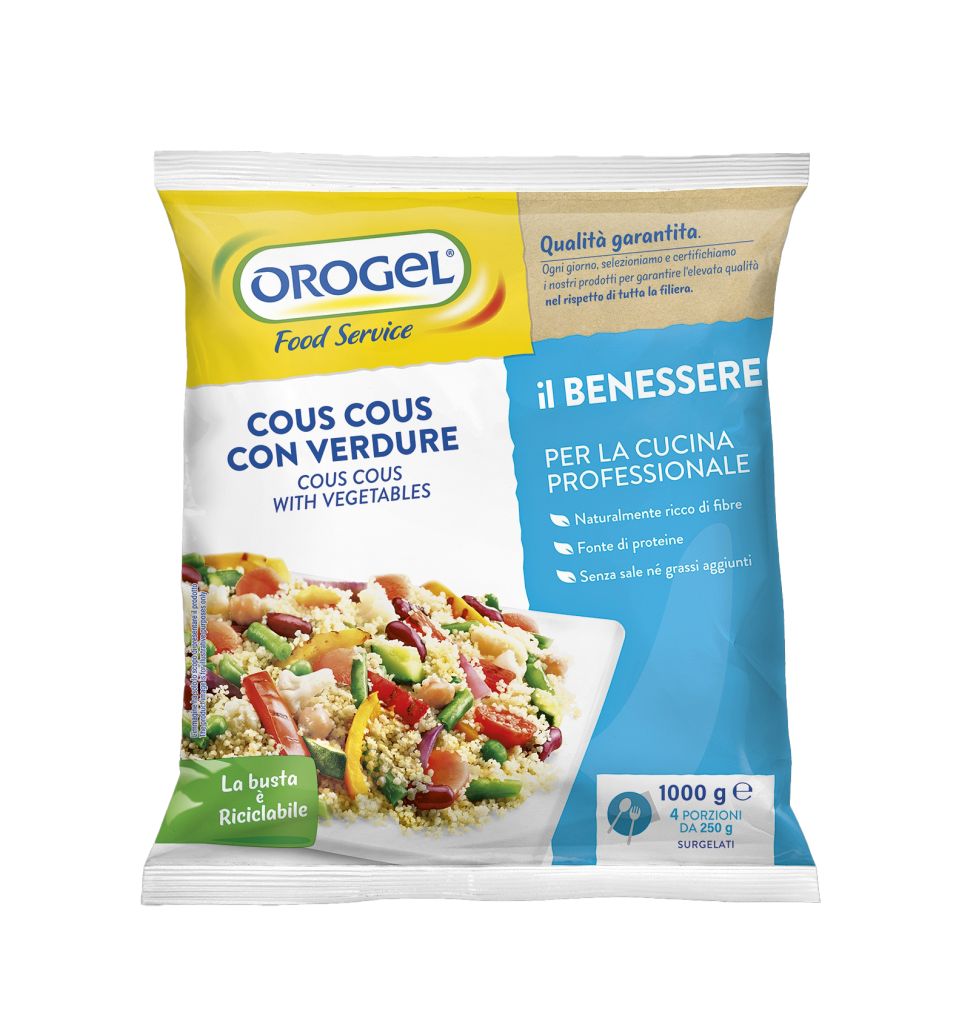 COUS COUS CON VERDURE | 4CF X 1kg | OROGEL