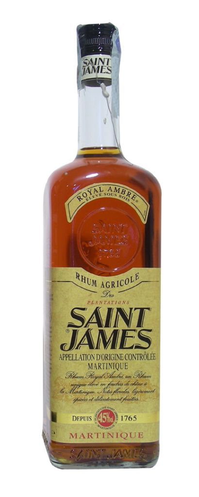RUM SAINT JAMES AGRICOLE AMBRE' 1l | 6BT X 1l SAINT JAMES 45°  PRENOTAZIONE NON RENDIBILE