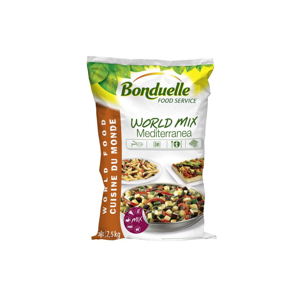 CONTORNO FANTASIA MEDITERRANEA | 4CF X 2,5kg | BONDUELLE