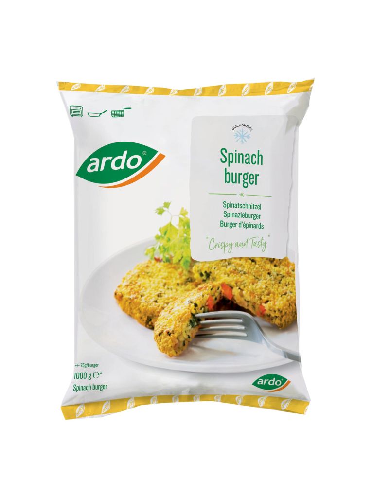 BURGER SPINACI | CT: 10CF X 1kg | ARDO