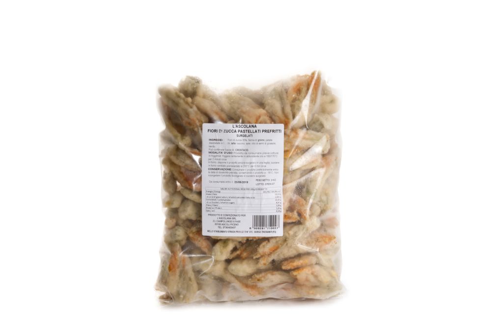 FIORI DI ZUCCA PASTELLATI PREFRITTI