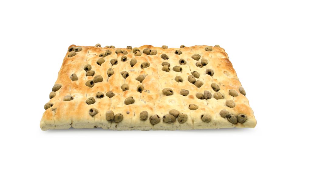 FOCACCIA CON OLIVE | CT: 5PZ X 825g | IL PANIFICIO DI CAMILLO