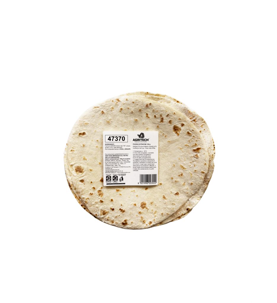 PIADINA EXTRAFINE | 40PZ X 160g | AGRITECH