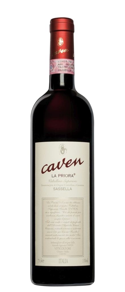 SASSELLA VALTELLINA SUPERIORE RIS. LA PRIORA DOCG | 6BT X 750ml 2017 CAVEN AZIENDA AGRICOLA 13,5°  PRENOTAZIONE NON RENDIBILE