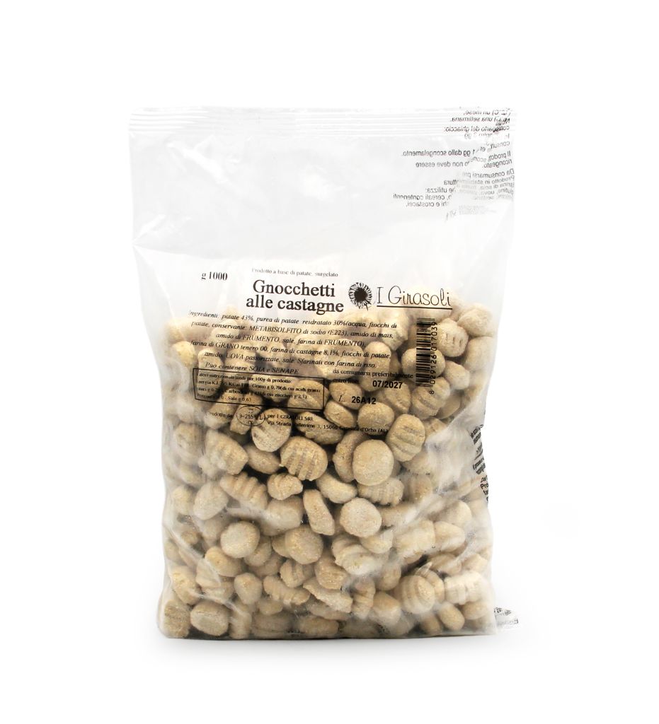 GNOCCHETTI ALLE CASTAGNE | CT: 5CF X 1kg | I GIRASOLI