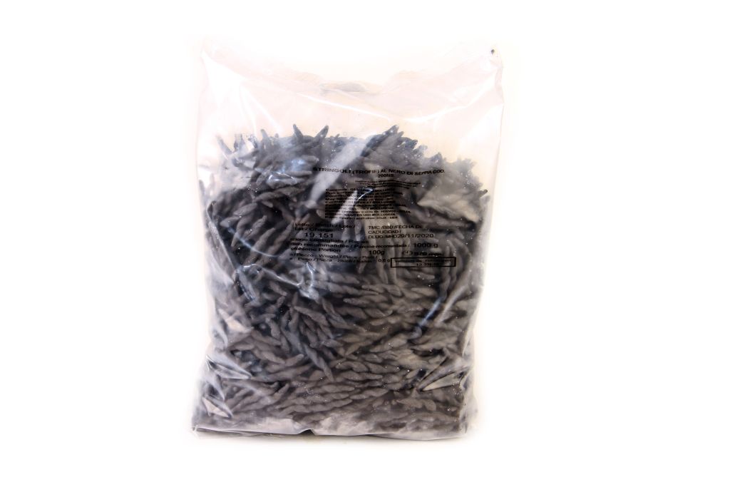 STRINGOLI (TROFIE) AL NERO DI SEPPIA | CT: 3CF X 1kg | CANUTI