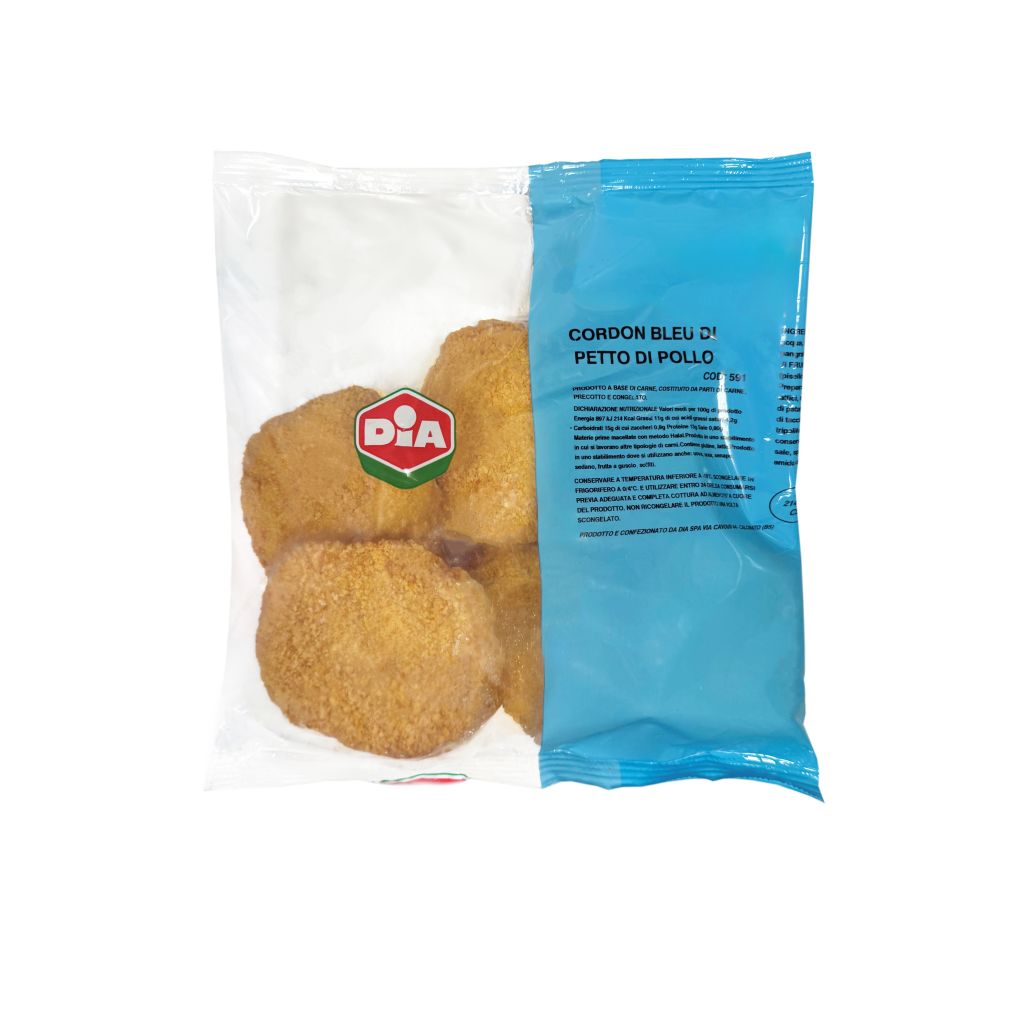 CORDON BLEU DI PETTO POLLO PRECOTTO DIA CO