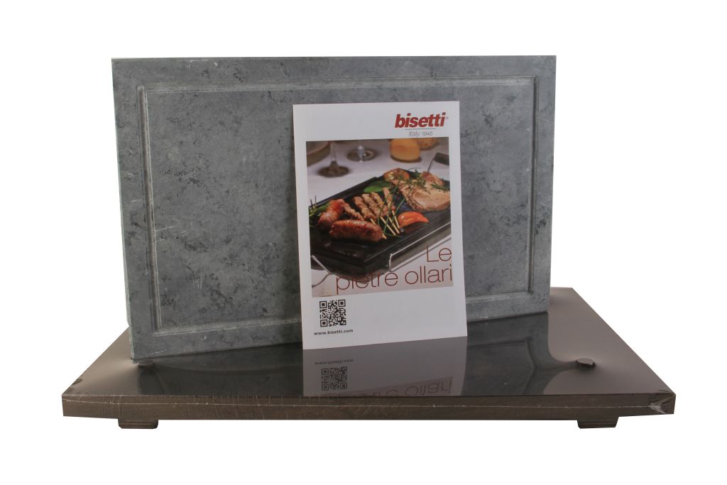 PIETRA OLLARE  RETTANGOLARE (25X40) BASE WENGE | 1CT X 1PZ | PEPPER STYLE BY BISETTI SRL